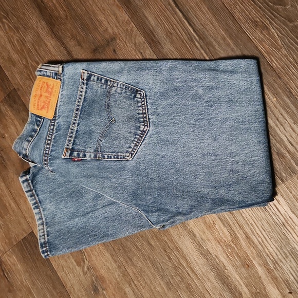 Levi's (505) Regular Fit Men's Jeans Size 34×30 - Picture 2 of 5